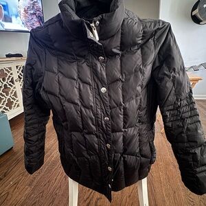 Brooks Brothers Black Puffer Coat sz 10
